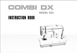 Janome 502 Combi DX Sewing Machine Instruction Manual – User Manual – Complete User Guide PDF