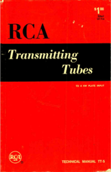 RCA TRANSMITTING TUBES TECHNICAL MANUAL TT-5 1962 PDF