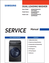 SAMSUNG WV60M9900AVA5 Service Manual PDF