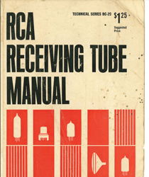 RCA RECEIVING TUBE MANUAL RC-25 1966 PDF