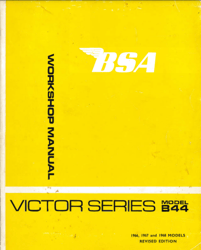 BSA Victor series Model B44 workshop manual PDF