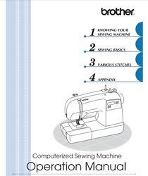 Brother SQ9000 Sewing Machine Instruction Manual Users Guide PDF