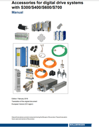 Accessories for digital drive systems with S300/S400/S600/S700 FULL COLOR