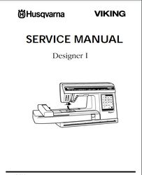 Husqvarna Viking Designer 1 ONE Service manual & spare Parts PDF