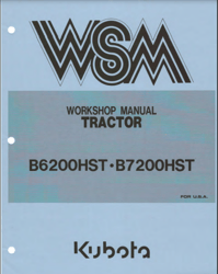 KUBOTA B6200HST B7200HST TRACTOR WORKSHOP MANUAL PDF