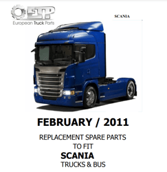 Scania Catalogue - European Truck Parts Full color PDF