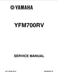 YFM700RV Service Manual - Yamaha Raptor Forum PDF