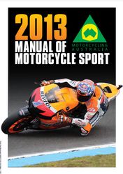 MANUAL OF MOTORCYCLE SPORT - Motorcycling Australia PDF