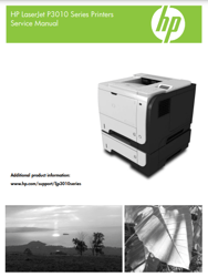 HP LaserJet P3015 Service Manual PDF