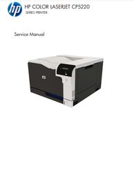 HP Color LaserJet CP5220 Series Printer Service Manual PDF