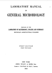 Laboratory manual in general microbiology PDF