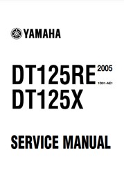Yamaha DT125X Service manual PDF