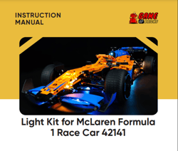 GAME OF BRICKS McLaren Formula 1 Race Car 42141 Instruction Manual PDF Full Color