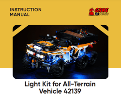 GAME OF BRICKS All-Terrain Vehicle Instruction Manual PDF Full Color