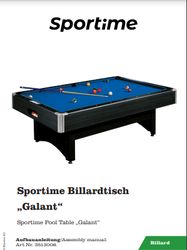 Sportime Galant Assembly Manual PDF