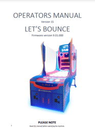 LAI Games Let s Bounce Operators Manual PDF