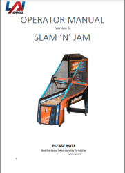 LAI Games SLAM N JAM Operator's Manual PDF