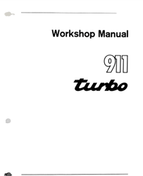 Download PORSCHE 911 TURBO - 1975 WORSHOP Manual PDF
