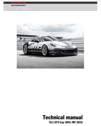 Porsche 2015 911 GT3 Cup Technical Manual PDF