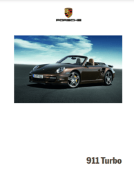 Download Porsche 911 Turbo User Handbook Manual PDF
