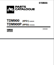 Yamaha TDM900 Parts Catalog PDF
