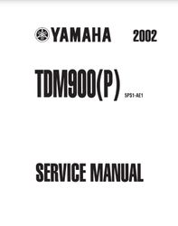 Yamaha 2002 TDM900 Service Manual PDF