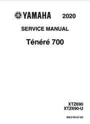 Yamaha Tenere 700 2020 Service Manual PDF