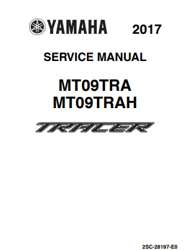 Yamaha Tracer MT09TRAH 2017 Service Manual PDF
