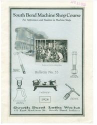 55 1928 Shop Manual Fits South Bend Machine Bulletin No. 55 SB16 PDF