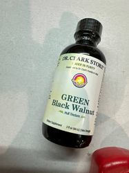 ORIGINAL Dr. Clark Store Green Black Walnut Hull Tincture NO BOX USA Stock New