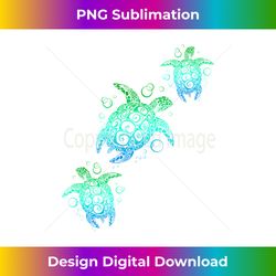 Honu Sea Turtles Beach - Sophisticated PNG Sublimation File - Chic, Bold, and Uncompromising