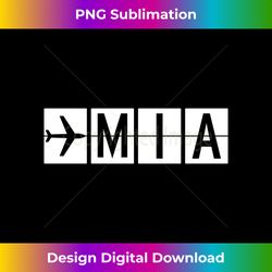 MIA Miami Florida Airport - Artisanal Sublimation PNG File - Reimagine Your Sublimation Pieces