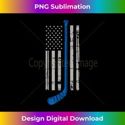 Hockey Stick American Flag T - Crafted Sublimation Digital Download - Ideal for Imaginative Endeavors