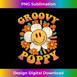 Groovy Poppy Daisy Flower Smile Face 60s 70s Family Matching - Deluxe PNG Sublimation Download - Craft with Boldness and Assurance