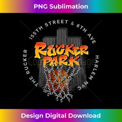 Rucker Park Basketball - Sublimation-Optimized PNG File - Customize with Flair