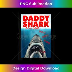 JAWS inspired DADDY SHARK DOO DOO DOO - - Minimalist Sublimation Digital File - Access the Spectrum of Sublimation Artistry