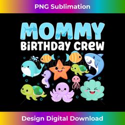 mommy birthday crew sea fish ocean animals aquarium party - bohemian sublimation digital download - access the spectrum of sublimation artistry