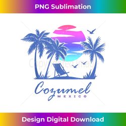 COZUMEL Mexico Beach Vacation Spring Break Honeymoon Vintage - Sophisticated PNG Sublimation File - Customize with Flair