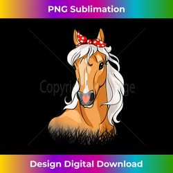 horses horseback riding horse head & bandana cute horse girl - bohemian sublimation digital download - chic, bold, and uncompromising