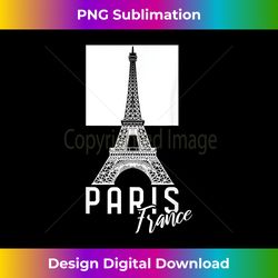 Paris Eiffel Tower - Contemporary PNG Sublimation Design - Lively and Captivating Visuals