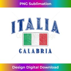 Calabria Italian Flag Souvenir Italy Italia - Sublimation-Optimized PNG File - Striking & Memorable Impressions