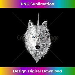 Wolficorn Wolficorn Unicorn Wolf Halloween - Classic Sublimation PNG File - Ideal for Imaginative Endeavors