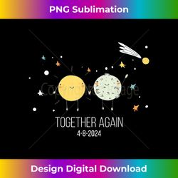 2024 Together Again Sun and Moon Holding Hands Eclipse - Chic Sublimation Digital Download - Rapidly Innovate Your Artistic Vision