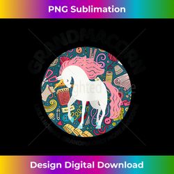 Grandmacorn Like A Grandma Only Awesome Sewing Unicorn - Timeless PNG Sublimation Download - Challenge Creative Boundaries