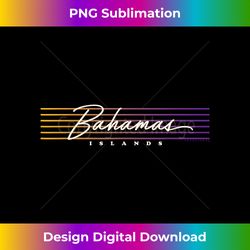 The Bahamas Retro Style Bahamas - Artisanal Sublimation PNG File - Animate Your Creative Concepts