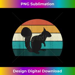 Retro Squirrel - Cool Vintage Cute Little Animals lover - Sophisticated PNG Sublimation File - Pioneer New Aesthetic Frontiers