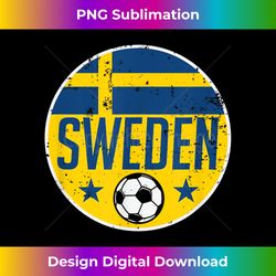 Sweden Soccer Football Team Supporter Flag Jersey Sverige - Crafted Sublimation Digital Download - Channel Your Creative Rebel