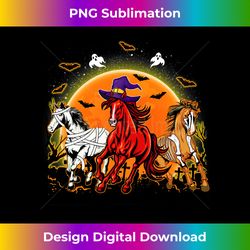 Horse Mummy Witch Pumpkin Halloween Horror For Horse Lovers - Luxe Sublimation PNG Download - Reimagine Your Sublimation Pieces