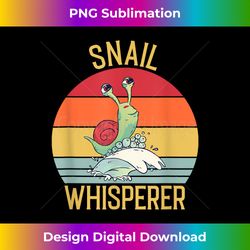Snail Whisperer - Luxe Sublimation PNG Download - Rapidly Innovate Your Artistic Vision
