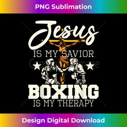 Jesus Is My Savior Boxing Is my Therapy - Gym Boxer - Edgy Sublimation Digital File - Ideal for Imaginative Endeavors